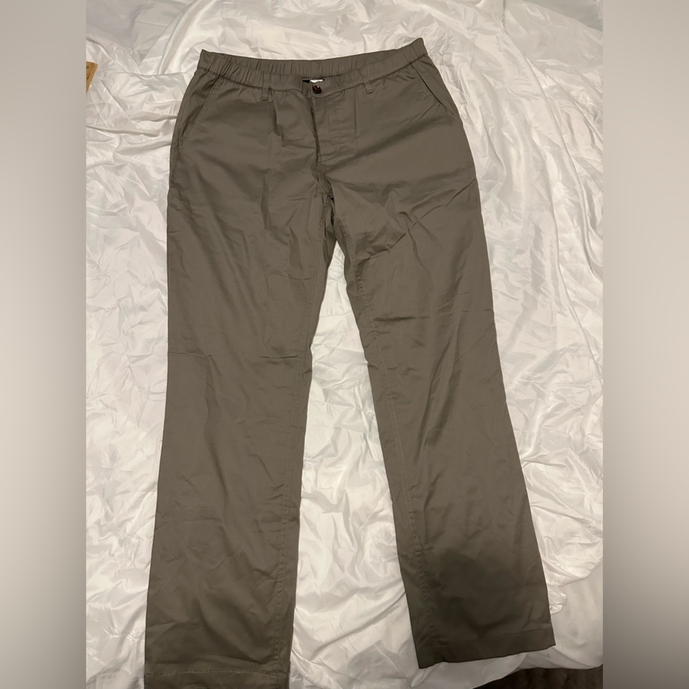 WOLF Tan Chinos Lightweight Straight-Leg